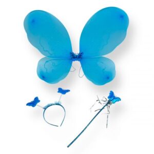 Крила метелика з обручем, паличка (БЛАКИТНИЙ)