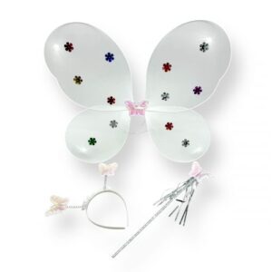 Крила метелика з обручем (БІЛІ)