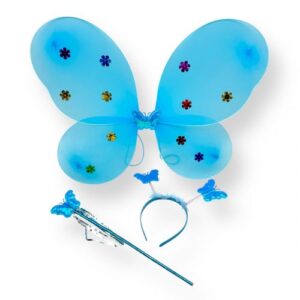Крила метелика з обручем (БЛАКИТНІ)