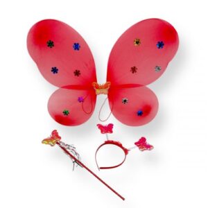 Крила метелика з обручем (ЧЕРВОНІ)