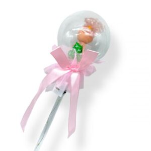 Паличка, що світиться з лялькою (рожева)