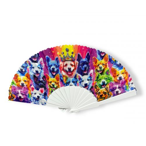 Аксесуар віяло мікс видів (котики та собачки)