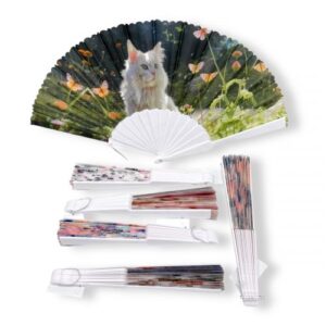 Аксесуар віяло мікс видів (КОТИКИ)