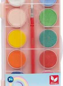 Фарби акварельні пастельні кольори 12 кольорів