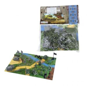 Ігровий військовий набір “Захисник” (комплект пластикових фігурок)