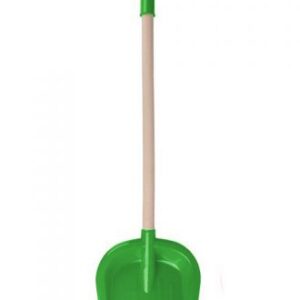 Лопатка велика з дерев'яною ручкою (зелена)