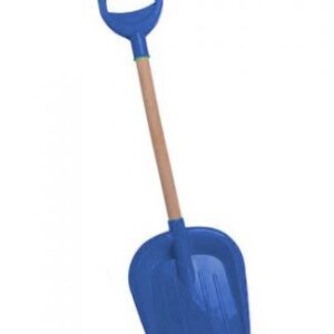 Лопатка мала з дерев'яною ручкою (синя)