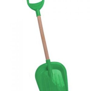 Лопатка мала з дерев'яною ручкою (зелена)